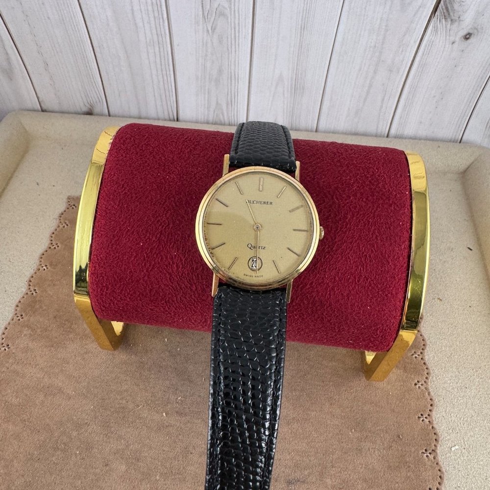 Vintage Fabulous Bucherer Swiss Made Watch with date,